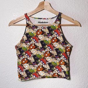 Nickelodeon character pattern tank top size small